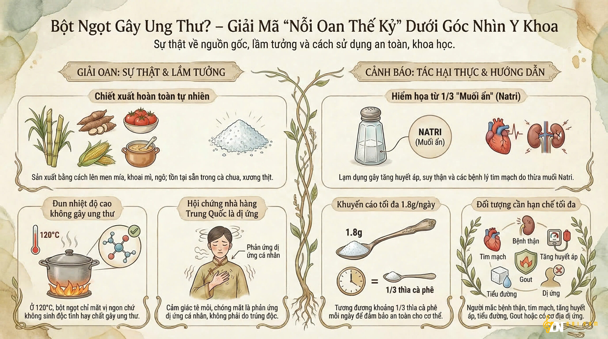 Bột Ngọt Gây Ung Thư?