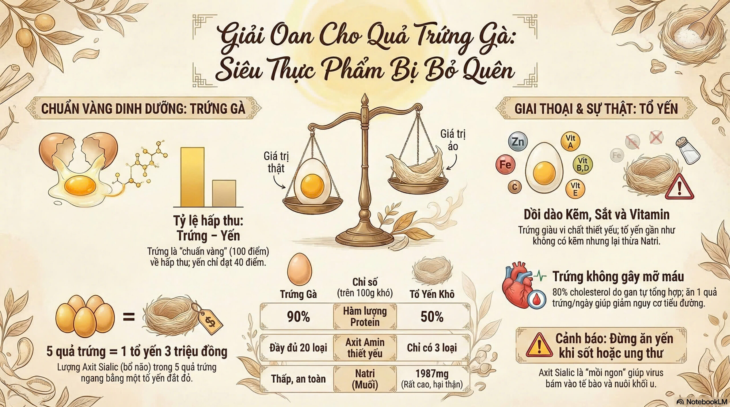 Giải Oan Cho Quả Trứng Gà: Siêu Thực Phẩm Bị Bỏ Quên 