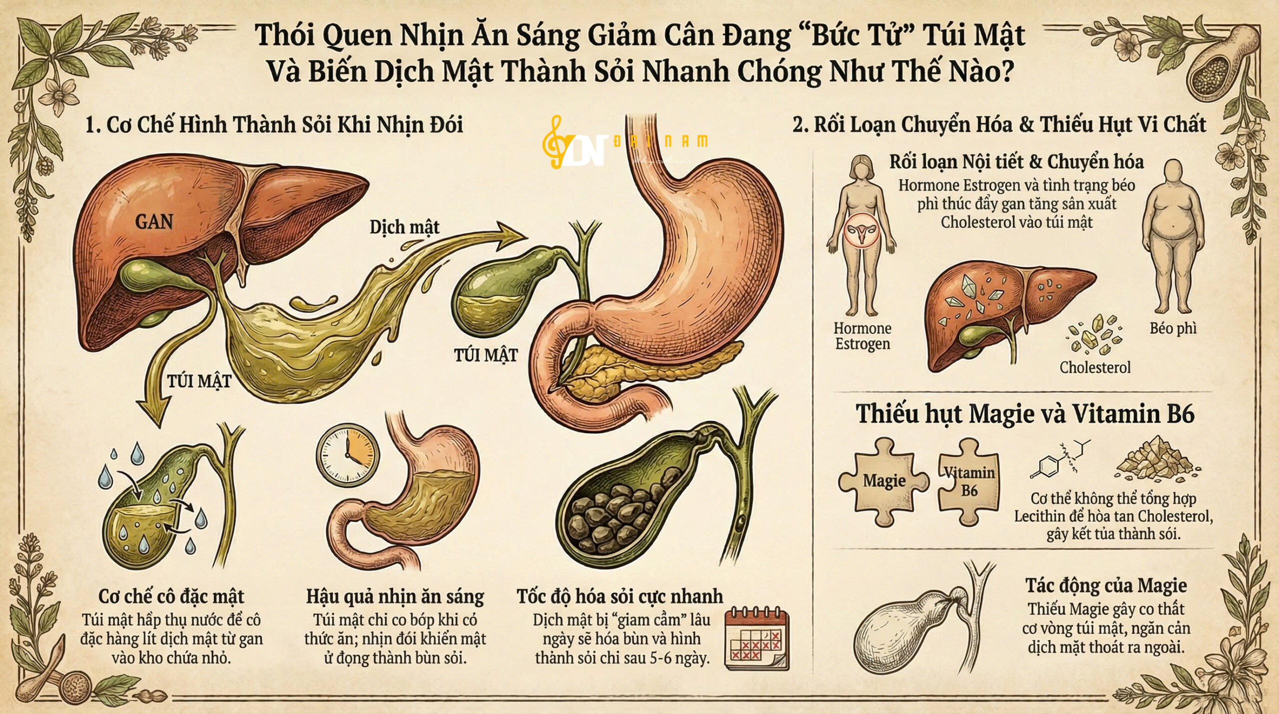 Thói Quen Nhịn Ăn Sáng Giảm Cân Đang “Bức Tử” Túi Mật Và Biến Dịch Mật Thành Sỏi Nhanh Chóng Như Thế Nào?