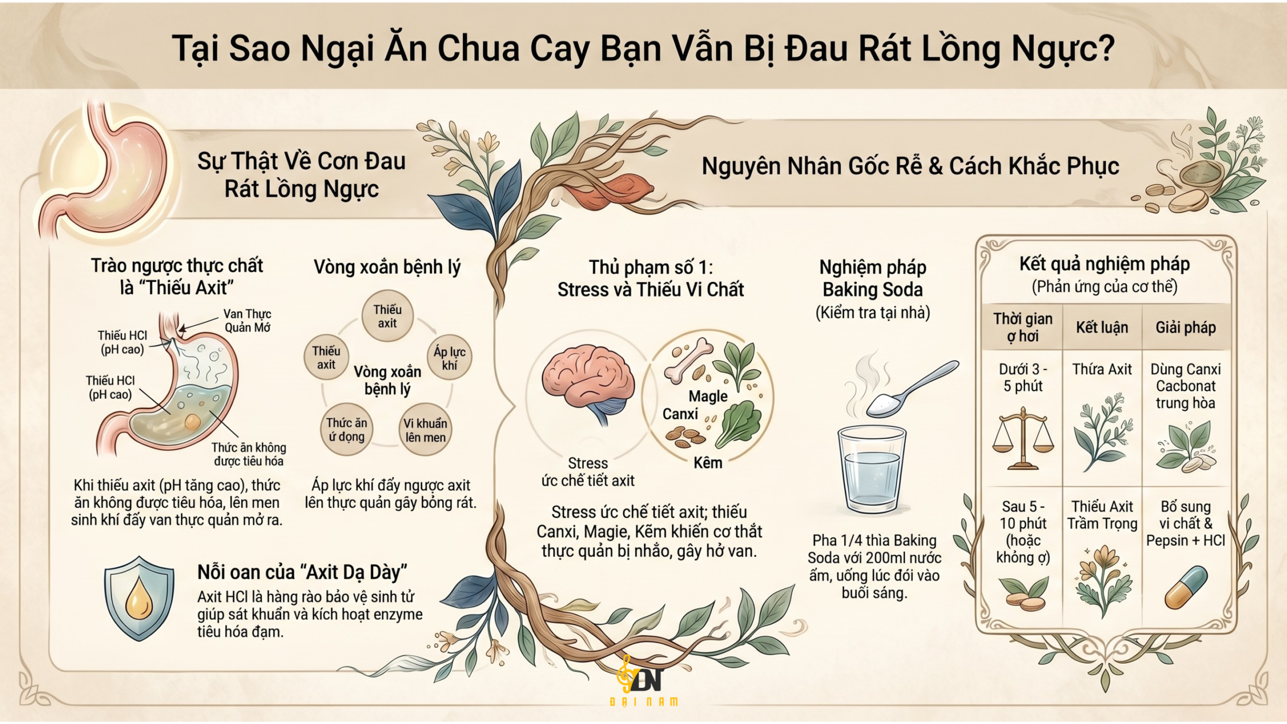 Tại Sao Ngại Ăn Chua Cay Nhưng Bạn Vẫn Bị Những Cơn Đau Rát Xuyên Thấu Lồng Ngực Hành Hạ?